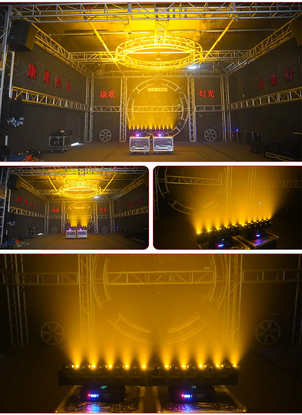 5X40W Led Beam Moving Head Light DMX Controller Rotating Stage Beam Effect Movi