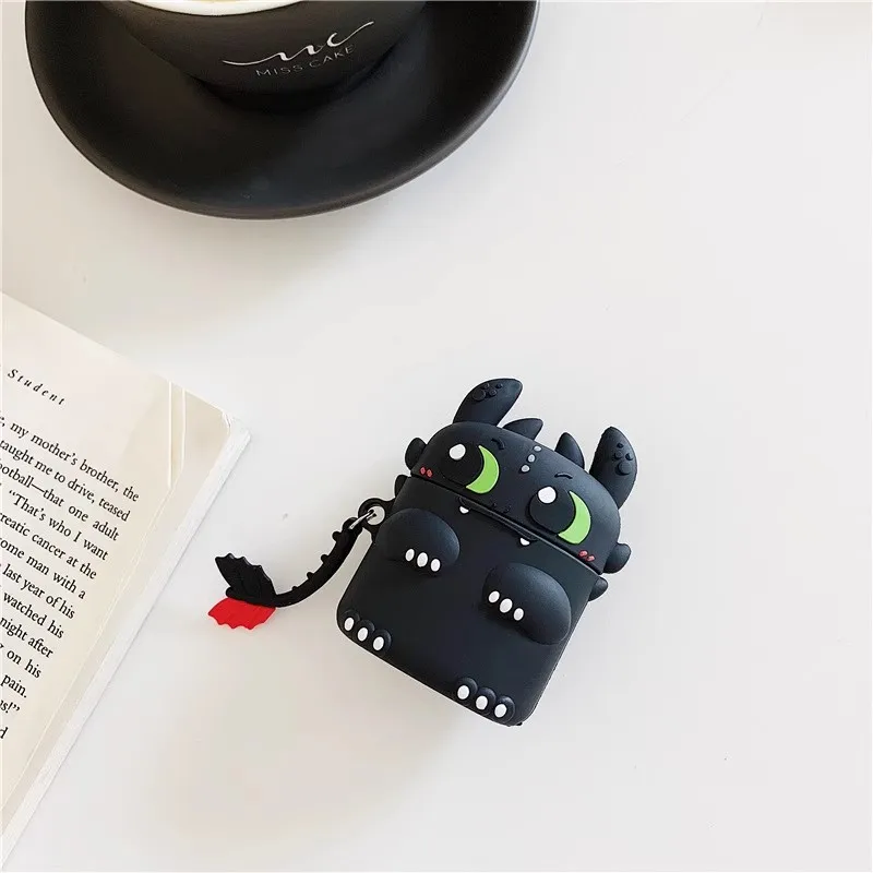 Dragon Silicone Earphone Case Cover - Cute Accessories