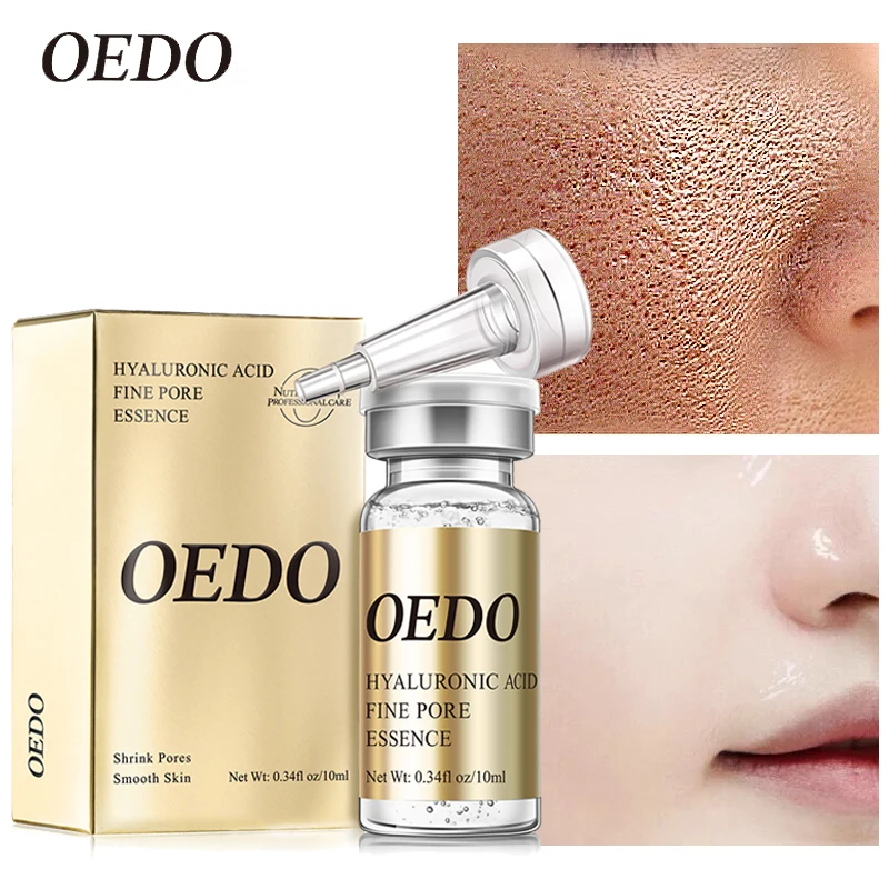 

OEDO Pore Shrink Face Serum Hyaluronic Moisturizing Anti Aging Nourish Smooth Pores Repair Serum Firm Korean Cosmetics