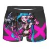 Jinx Pop Men Boxer Briefs Underwear Arcane League of Legends Animated Highly Breathable High Quality Gift Idea 1