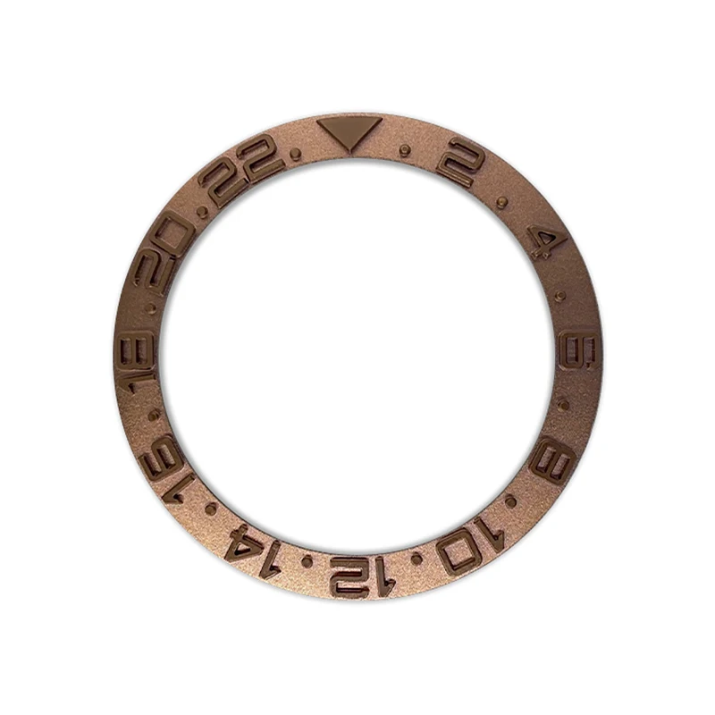 Curved Metal Bezel Insert Ring