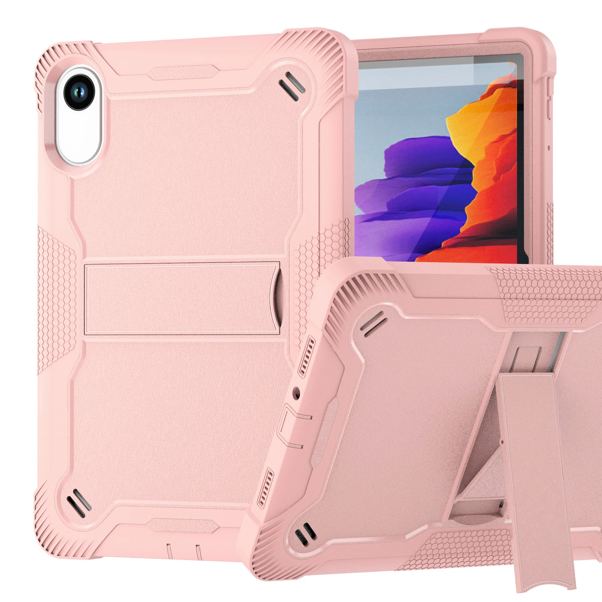 Durable Protective Tablet Stand Cover with Armor Design