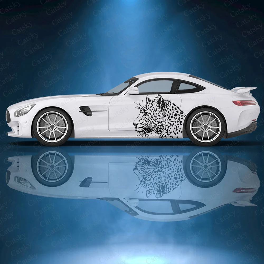 Adesivi Per Auto Animali Pantera Ita Car Tuning Racing Vinyl Decal Wrap Side Graphics Car Decal Sticker