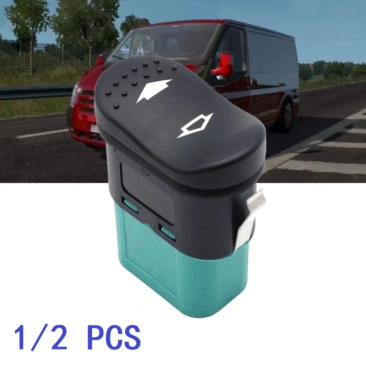 1/2 Pcs Car Electric Door Window Rocker Lifter Interruttore Di Controllo Pulsante Accessorio Per Ford Transit Mk7 2006-13 Muslimate 1383293