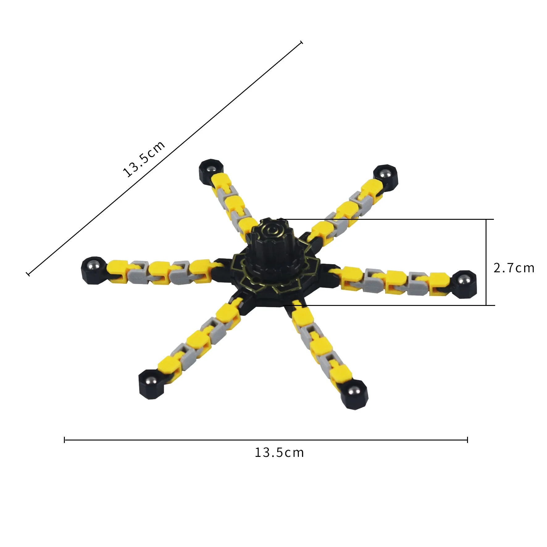 Transformeerbare fidget spinner sensorisch speelgoed anti stress_voghion.com