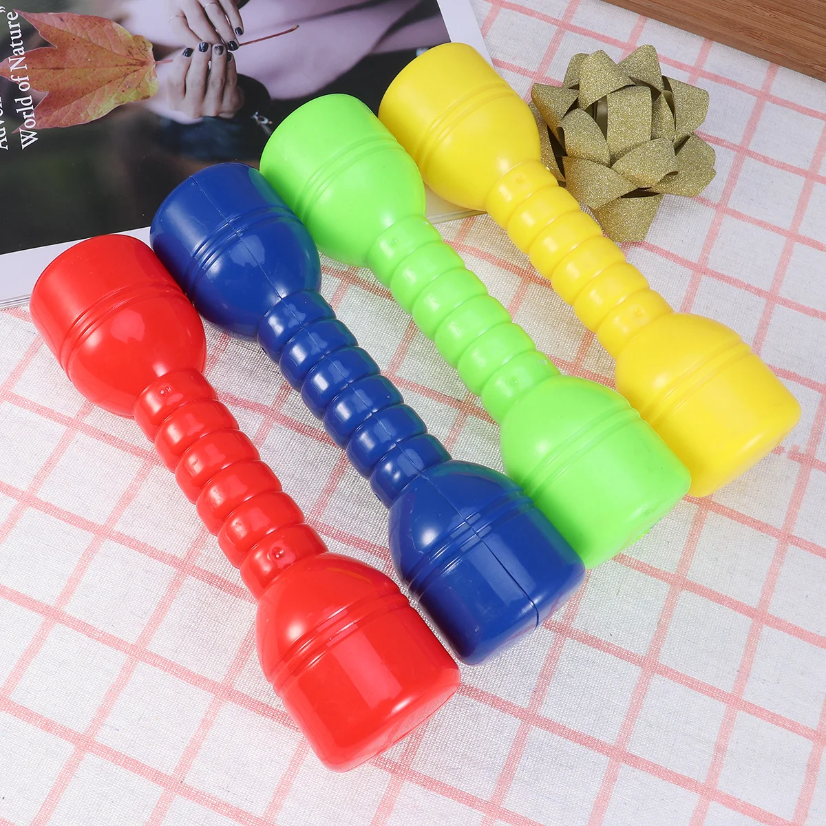 

6 Pcs Children’s Toys Small Dumbbells Set Barbells for Kindergarten Baby Exercise