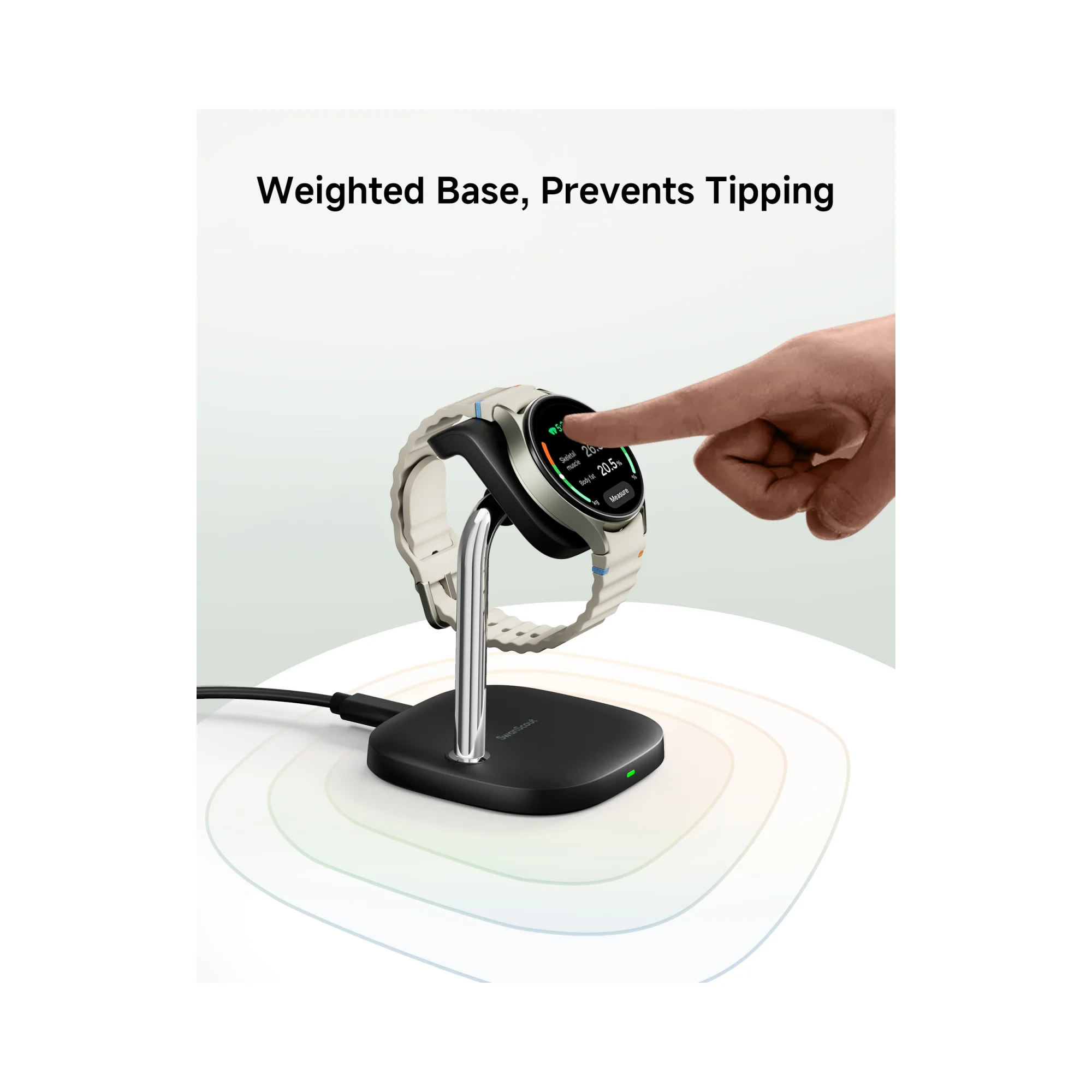 Fast Charging Stand for Galaxy Watches - SwanScout 505S