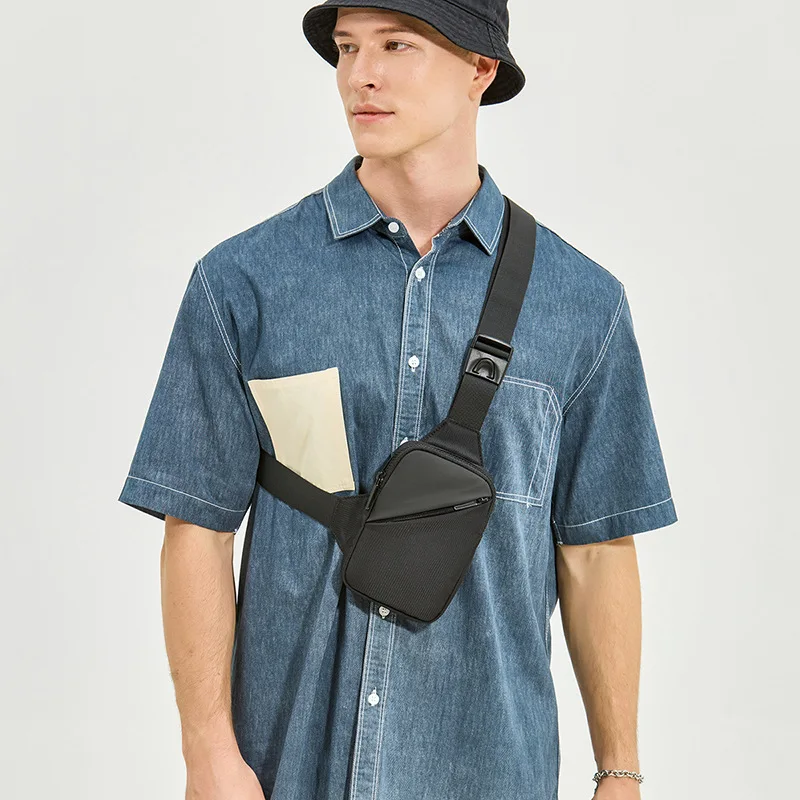 Chest Bag, Men's Trendy Small Bag, Workwear, Crossbody Bag, Men's Bag, Waist Bag, Shoulder Bag, Student Sports Shoulder Bag