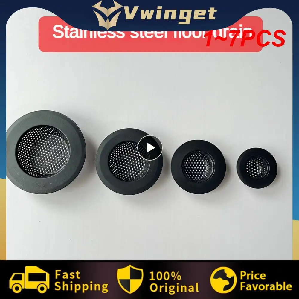 

1-7 шт., фильтр для раковины из нержавеющей стали