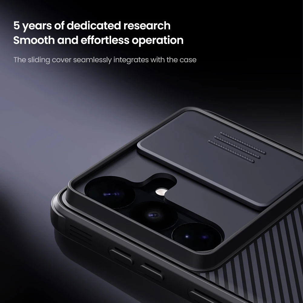 Für Samsung Galaxy S26+ Hülle NILLKIN Passgenaue Hülle Camshield Super Frosted Shield Case Objektivschutzabdeckung – Detail 9