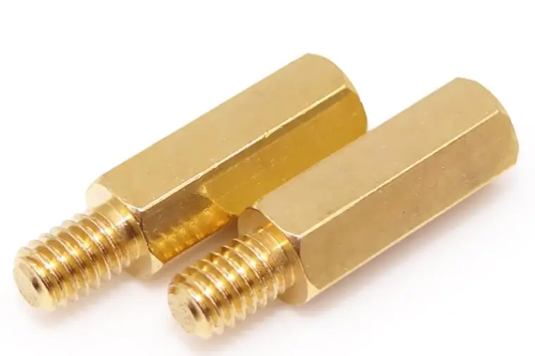 

100pcs M3 8+4mm Female Male Thread Brass Hex Standoff Spacer Screws PCB Pillar