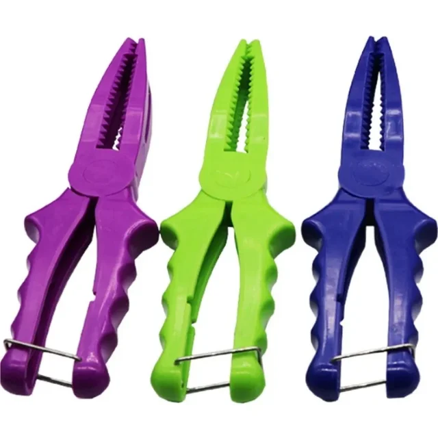8.1Inch Fishing Grabber Floating Fish Gripper Catcher Scale Hook Clamp Mouth Pliers Lip Grip Tool Hook Extractor for Men Fishman 3