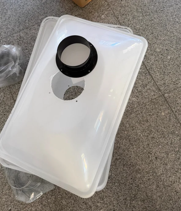 Jmz-NUOVO Cappa per Moxibustione, Sistema di Aspirazione Fumi di Grandi Dimensioni, Cappa Universale con Tubo in Bambù, Purificatore di Fumo
