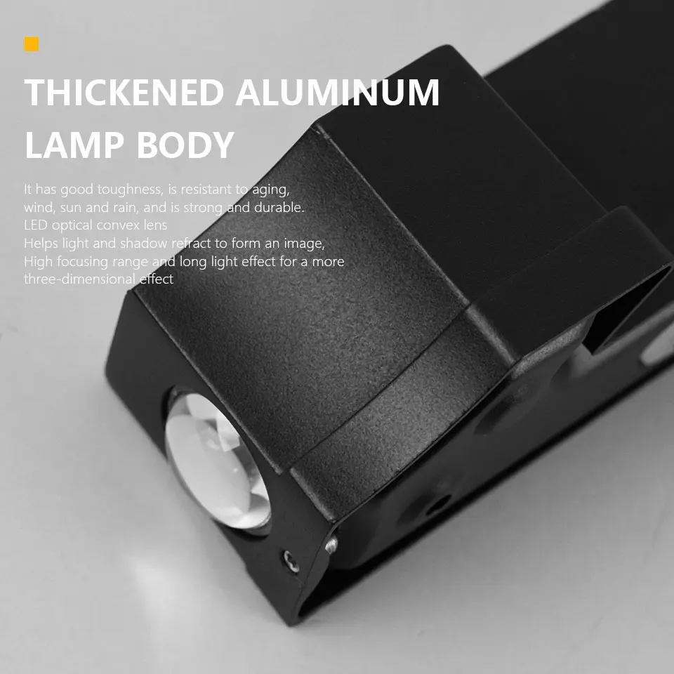 LED Aluminium Wall Lamp Digit Number Lamps AC85-265V Waterproof Led Lights Modern Indoor Outdoor Wall Decoration For Home Garden