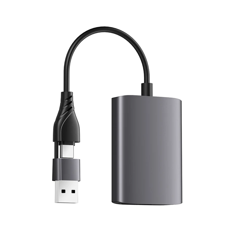 

Преобразователь Type-C USB3.0 в Dual-совместимый преобразователь 1080P 60 Гц HD для одновременного отображения дисплеев с двумя экранами долговечный
