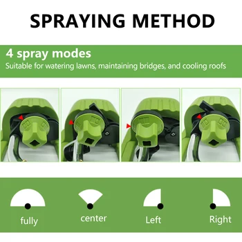 Garden Swing Sprinkler Large Area Irrigation Automatic Garden Sprinklers Water Spray Lawn Grass Watering System Accessories 6