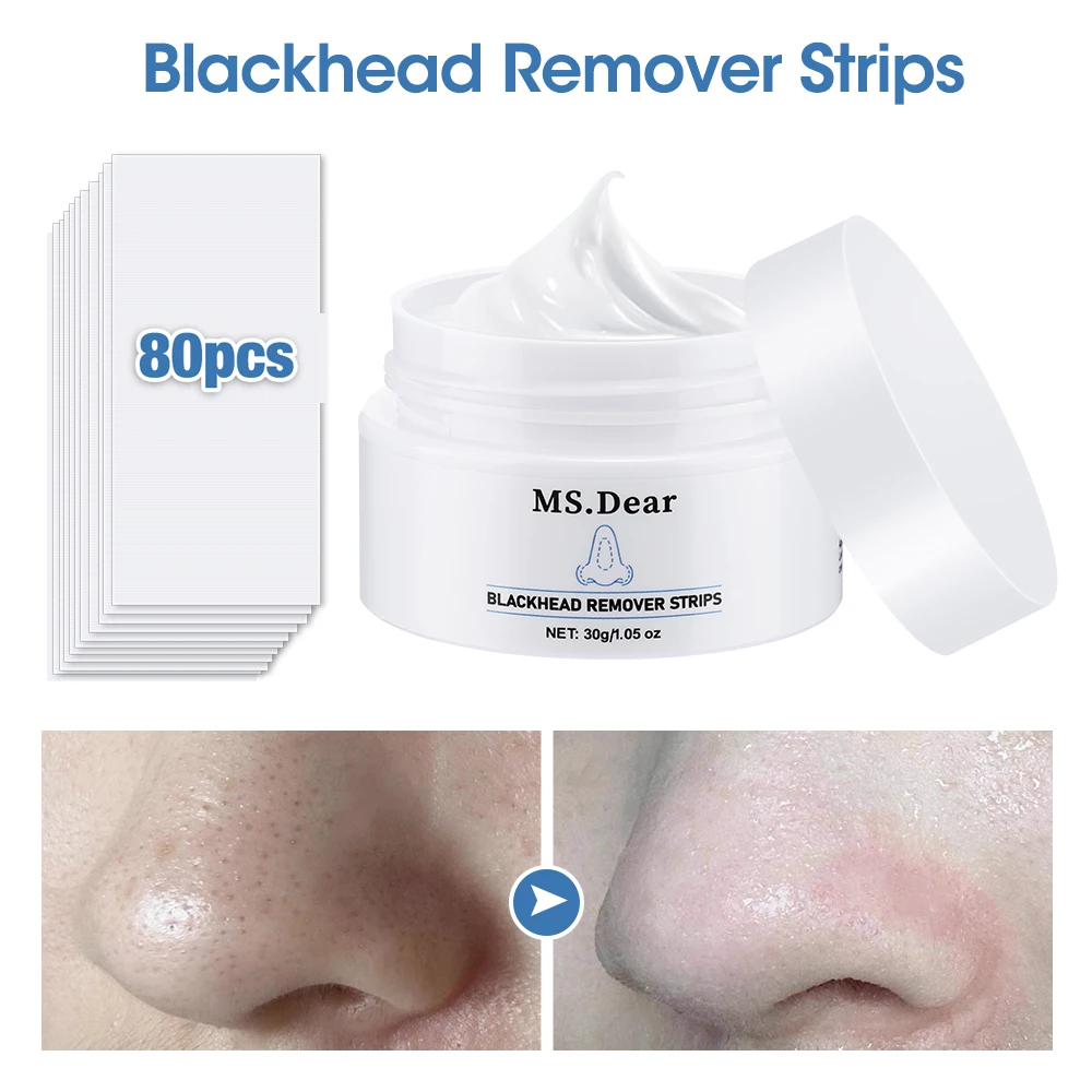 Blackhead Remover Nose Mask Pore Strip 80pcs Paper