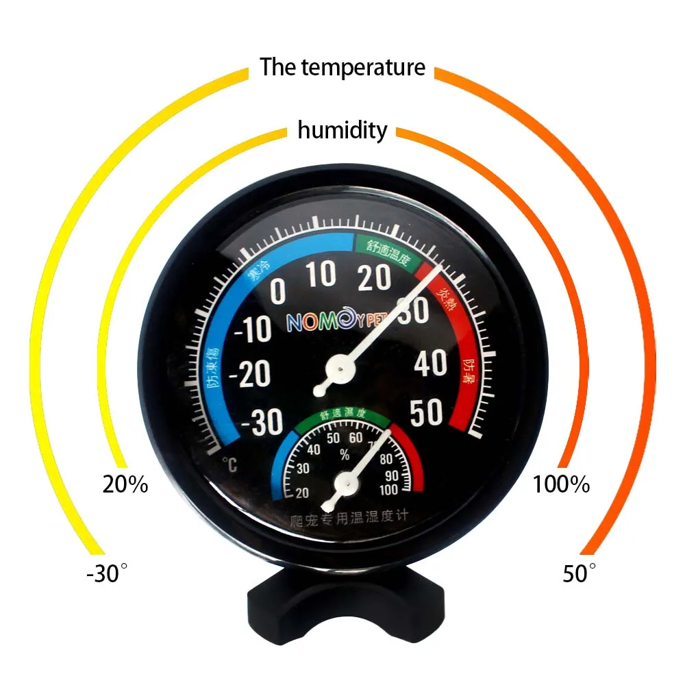 

Террариум для рептилий, термометр, гигрометр, двойные приборы для измерения влажности домашних животных, точный термометр без батареи