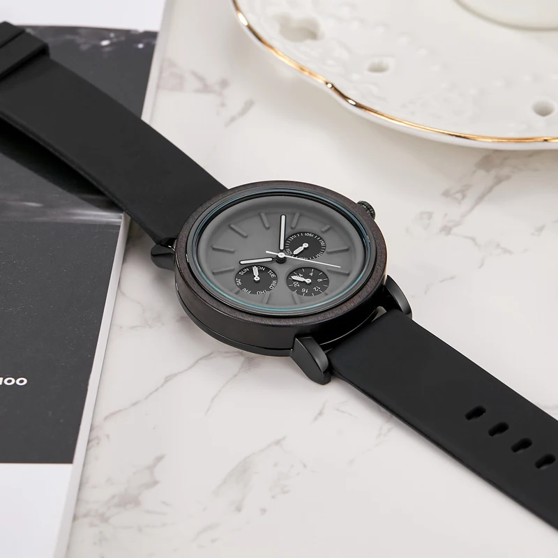 Creative Wood Watch Male New Design Luxury Brand Sports Military Quartz Wooden Watch for Men