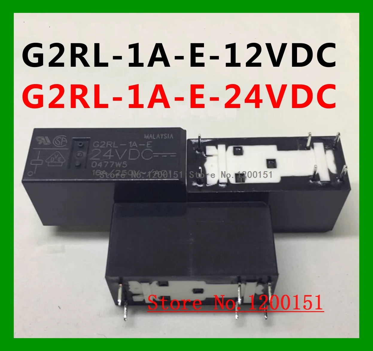 

2pcs/lot G2RL-1A-E G2RL-1A-E-12VDC G2RL-1A-E-24VDC relay DIP-6