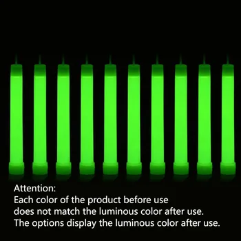 5/10pcs Survival Kit Military Glow Light Stick SOS Gear Outdoor Military Equipment Camping Supplies Bright Fluorescent Stick 1