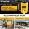 DOOROOM 30T Hollow Hydraulic Jack Cylinder Multi-use Manual Oil Pressure Hydraulic Lifting and Maintenance Tools RCH-3050 4