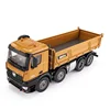 536 New 12-Channel 1:14 Alloy Remote Control Full-Scale 8-Wheel Heavy-Duty Engineering Dump Truck Remote Control Toy With Lights 6