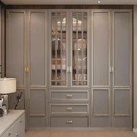 Armoire Moderne Minimaliste pour Chambre à Coucher, Commode à Tiroirs, Penderie Nordique, Meuble de Rangement Cubique Économique, Meubles de Salon 1