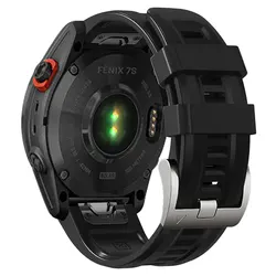Premium 20mm Silicone Sports Watchband with Clasp - 20mm (Black 2)