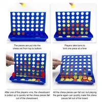 Connect 4 In A Line Board Game Family Board Game Toys Children Thinking Training Puzzle Toys New Balаnce Mini Chess Kids Toys 2