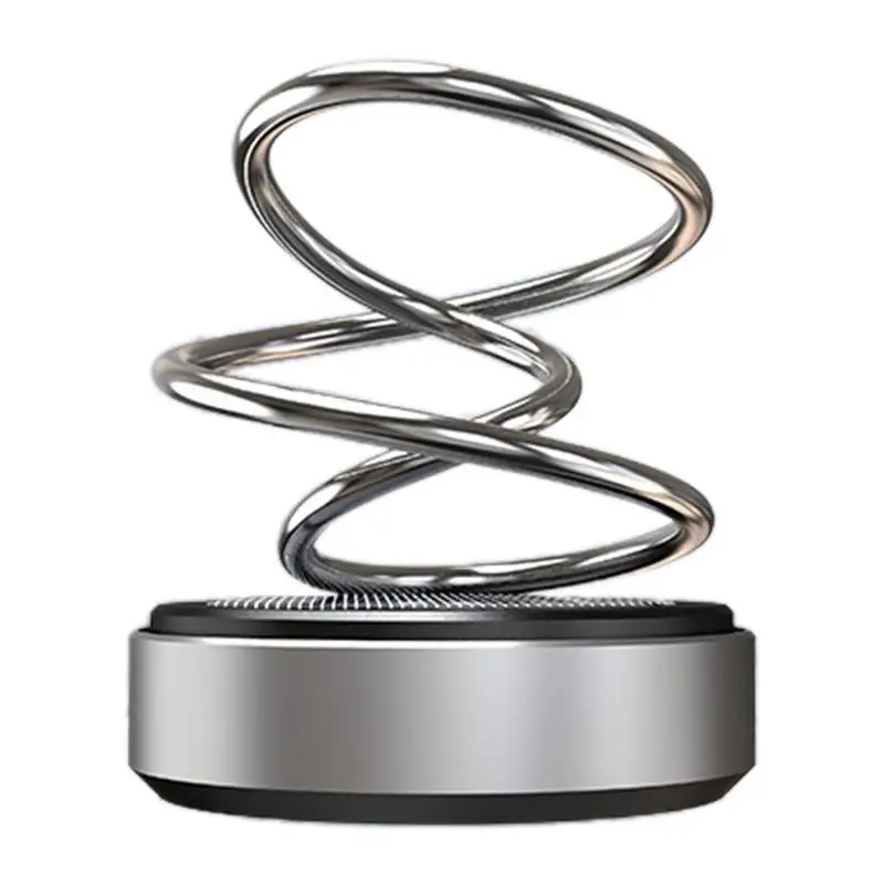

Solar Car Air Freshener Rotating Aromatherapy Diffusing Accessories Double Ring Interior Decoration Refillabl Solar Aromatherapy