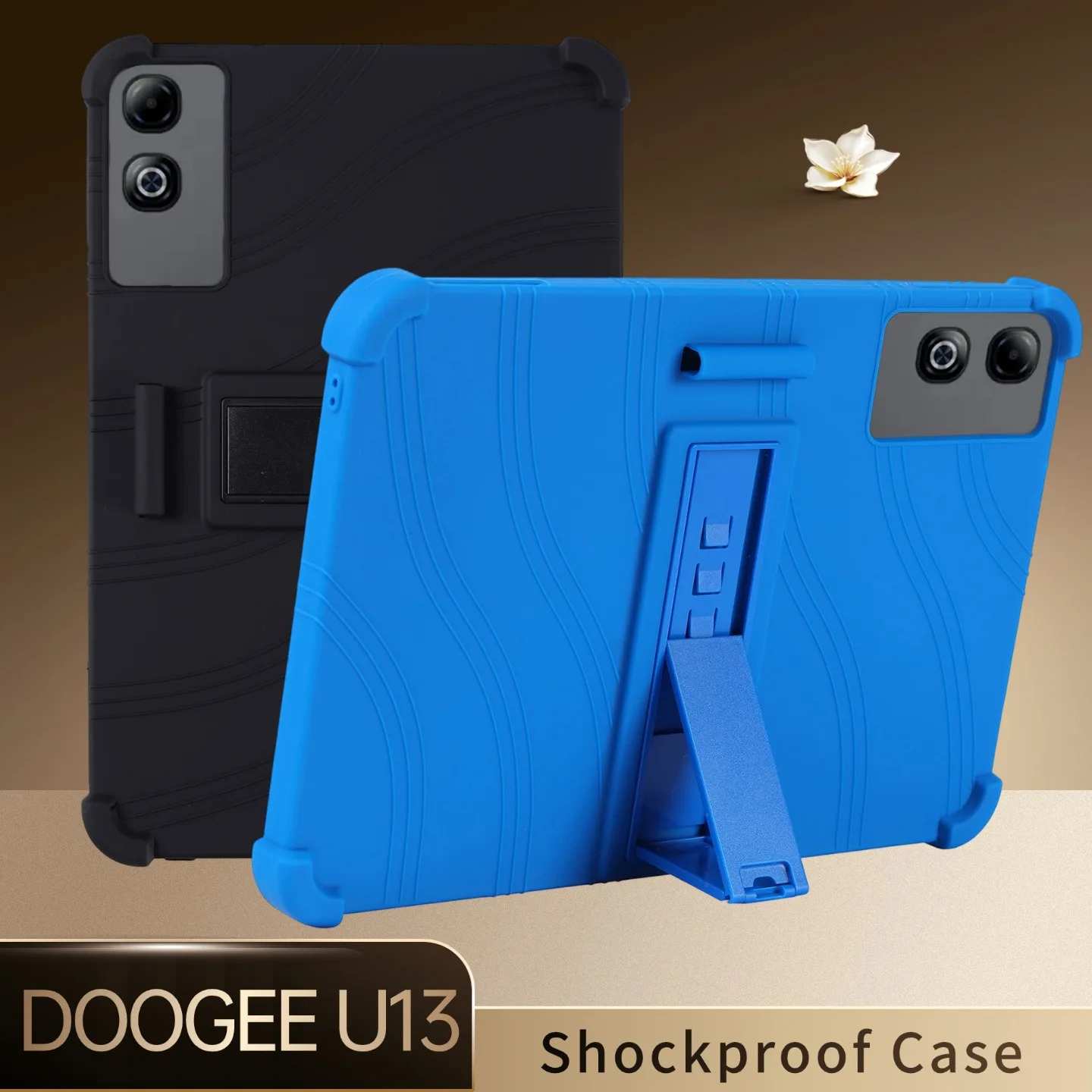 View of Tablet Case For DOOGEE U13 Soft Silicone Tablet Cover-Environmentally ...
