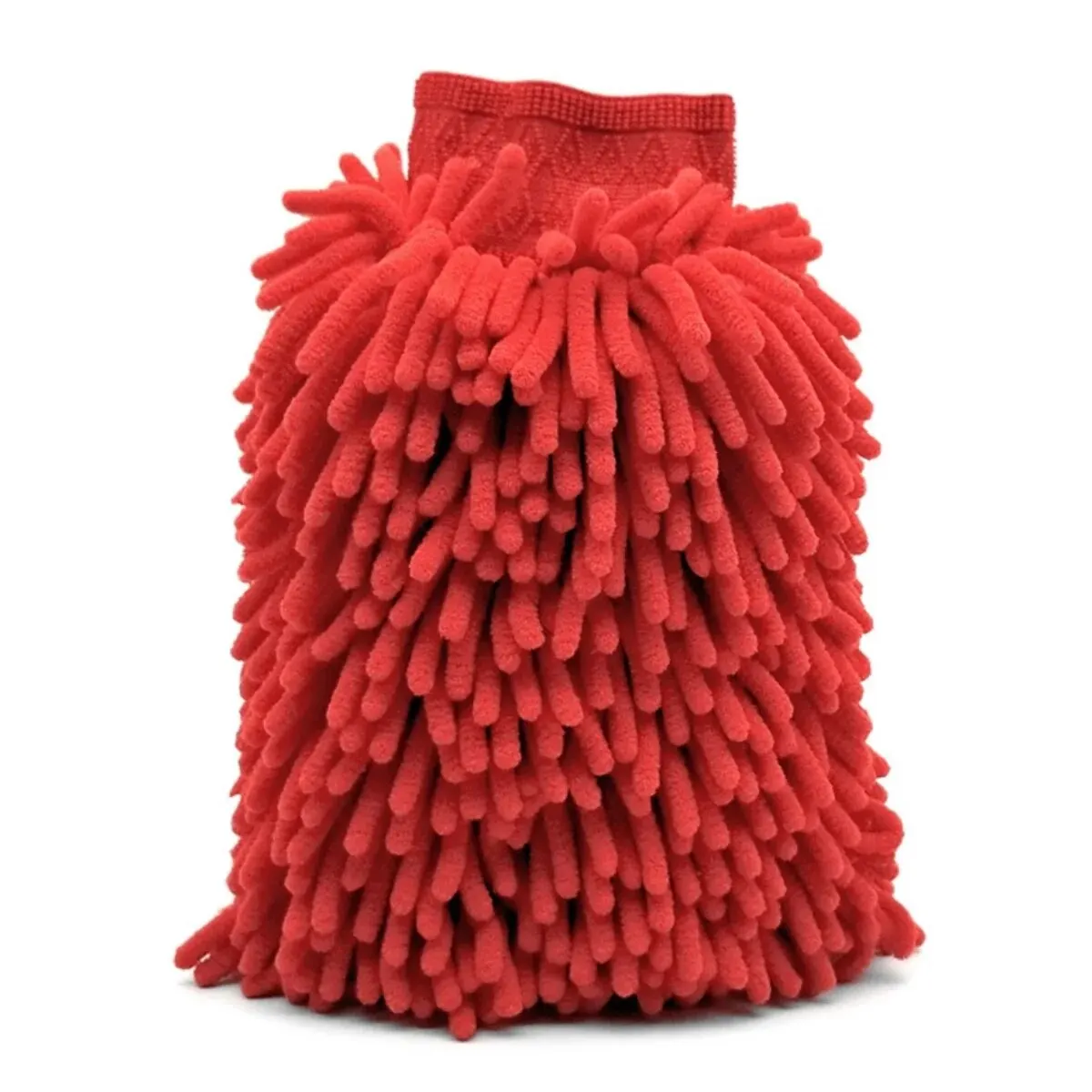 Ultra-Absorbent Double-Sided Microfiber Car Wash Mitt - Scratch-Free Chenille Cleaning Glove