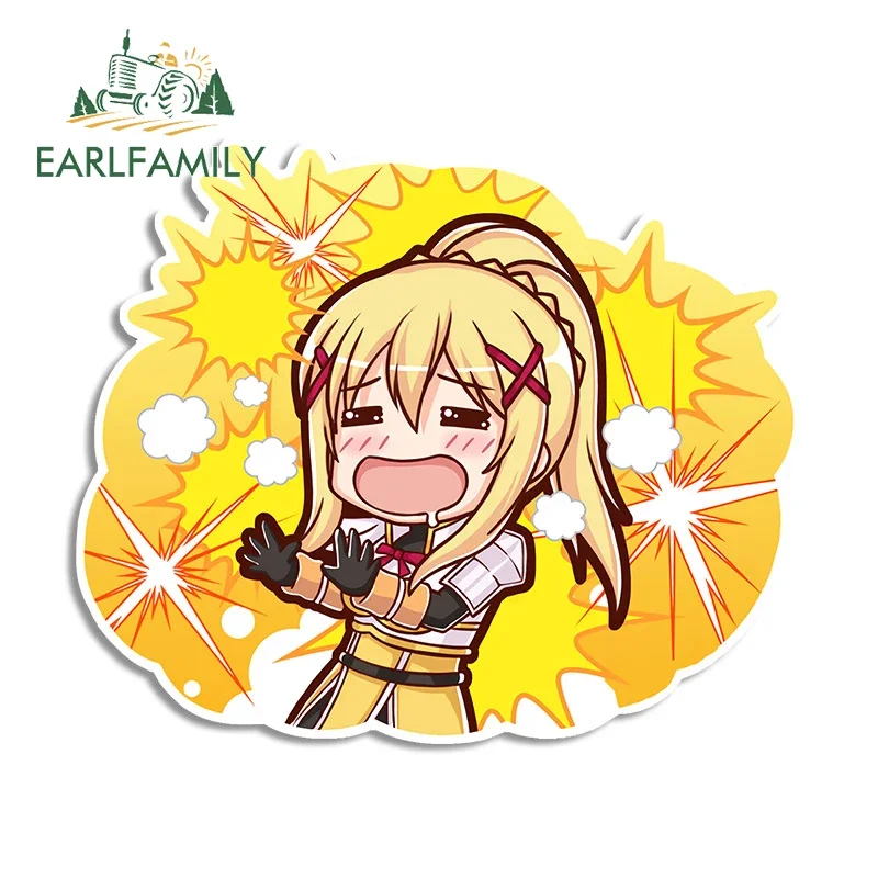 

EARLFAMILY 13 см x 10,9 см для юмористической темноты автомобильные наклейки Индивидуальные Аниме наклейка устойчивая к царапинам Windows мотоциклетная Автомобильная этикетка