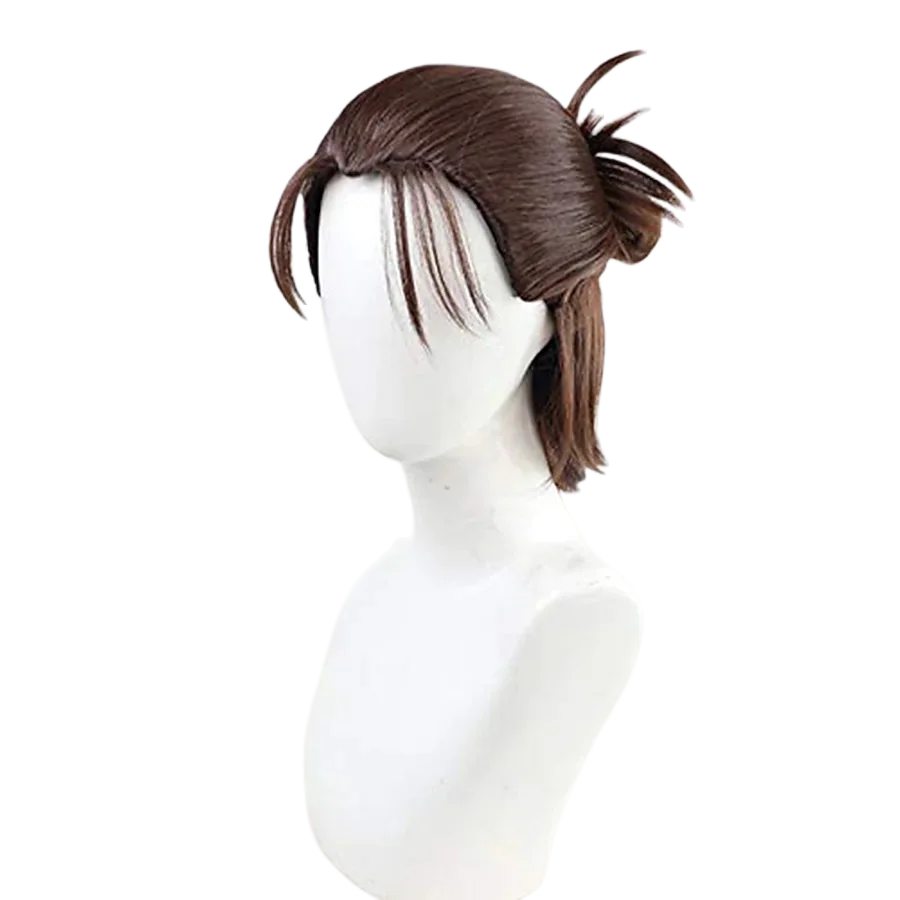 thumbnail image 1 of Disfraz de Eren Jaeger para cosplay, peluca de Anime Attack on Titan, disfraz de Halloween para Eren Jaeger, gabardina larga negra para adultos, 1 of 5