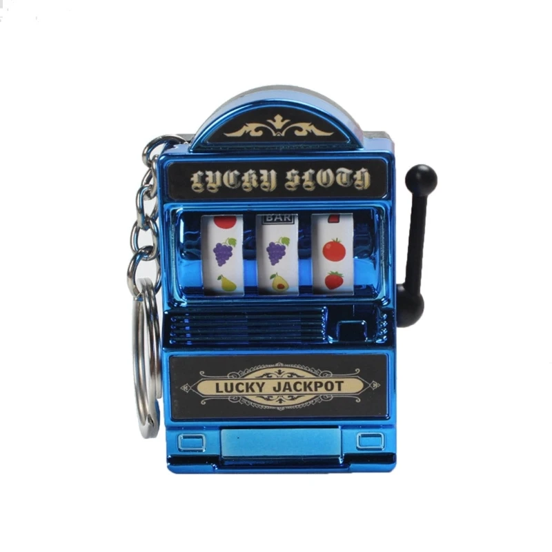 Creative Arcade Mini Gambling Slot Machine Key Chains Pocket Fruit Lucky  Jackpot Gadget Antistress Toy Funny Games Keychain Ring - AliExpress