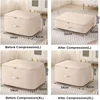 Space Saving Compression Storage Tote Bag Heavy Duty Multipurpose Rectangle Fabric Organizer for Comforters Clothes and Blankets 5