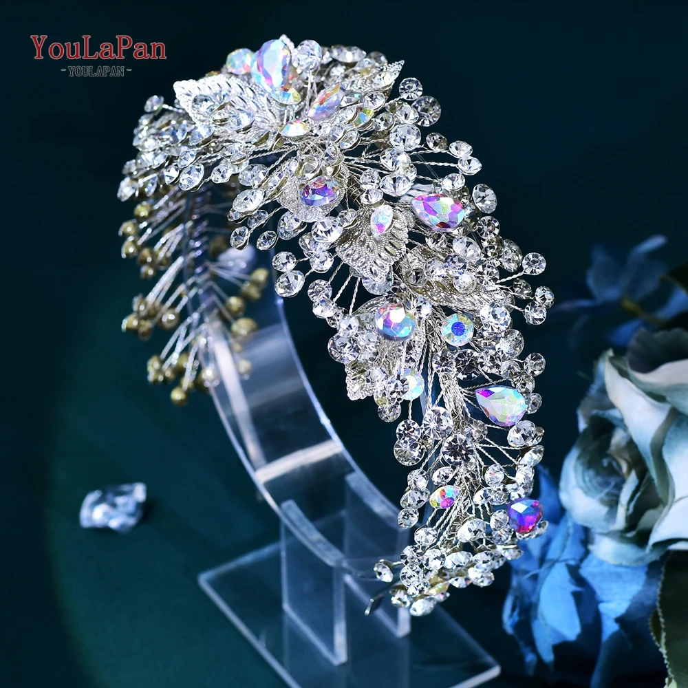 YouLaPan Wedding Bride Rhinestone Hair Hoop Shining Jewelry Banquet Dancing Party Headwear Fashion Women Hair Accessories HP633