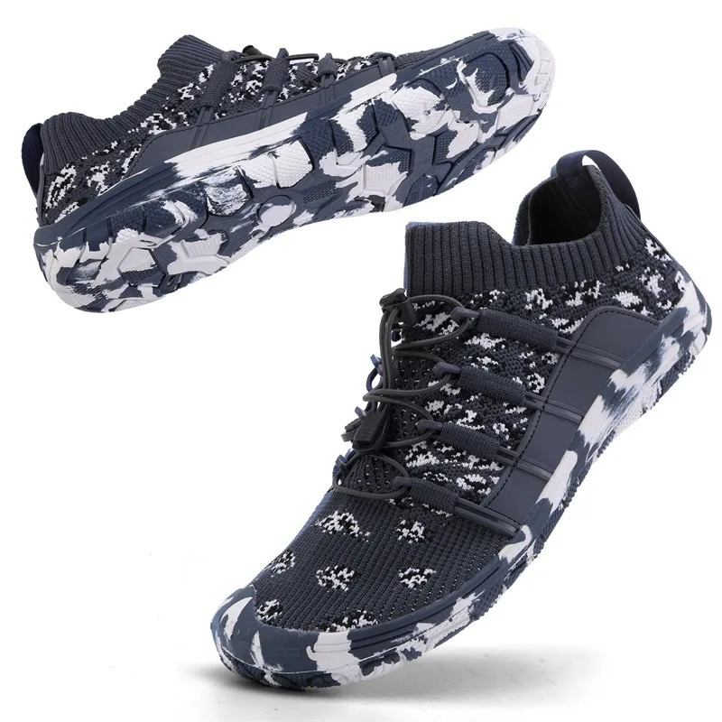 Summer Quick-Dry Beach Aqua Shoe Men Women Elastic Barefoot Breathable Antiskid Surfing Wading Shoe Upstream Water Shoes