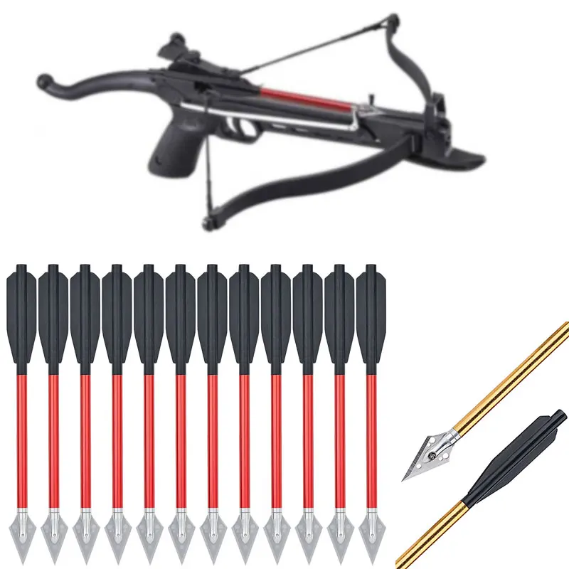 Frecce Per Balestra Toparchery 6,25 Pollici - Confezione Da 6 Per Caccia E Allenamento