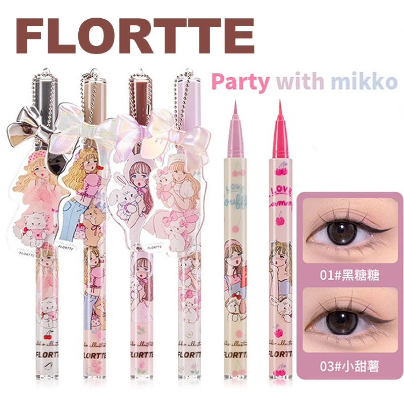 mikko illustrations FLORTTE アイライナー　中華コスメ mikko illustrations FLORTTE アイライナー 中華コスメ