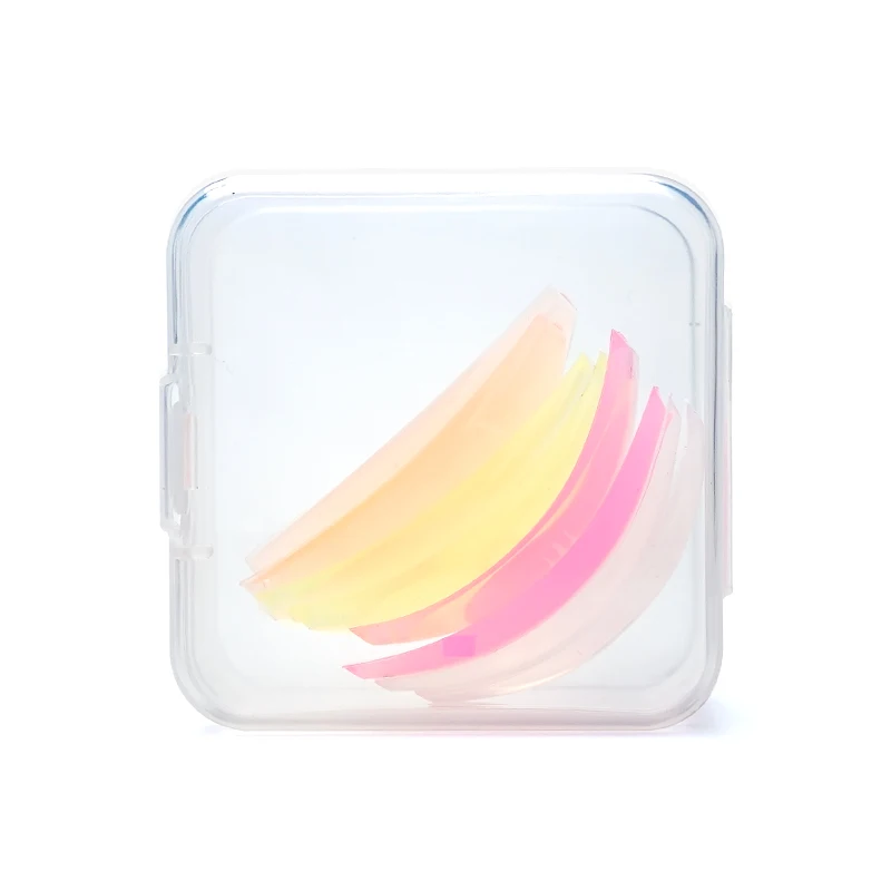 Silicone Eyelash Perm Pad Lifting Lashes Rods Shield Recycling 3D Eyelash Curler Accessories Applicator Makeup Tools 4 Pairs