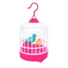 Children's Bird Cage Toys Electric Talking Birds Move Sing Luminous Puzzle Musical Performance Accompany Plastic Toy 5