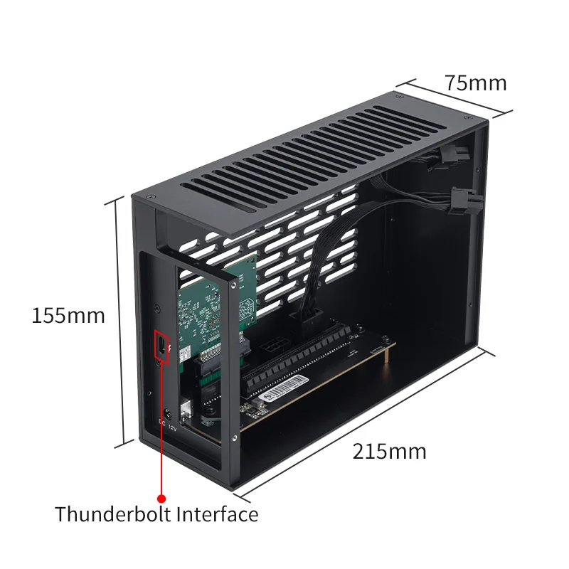mini egpu thunderbolt 3/ 4 box External Graphics Card  Support notebook