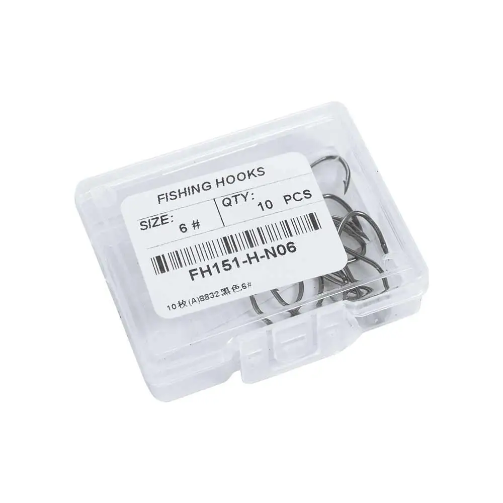 Lebendköder Mustad Haken Angelhaken-Set Scharfe Kreishaken Fliegenfischen-Zubehör Angelhaken mit Widerhaken Seehaken Fischhaken – Detail 3