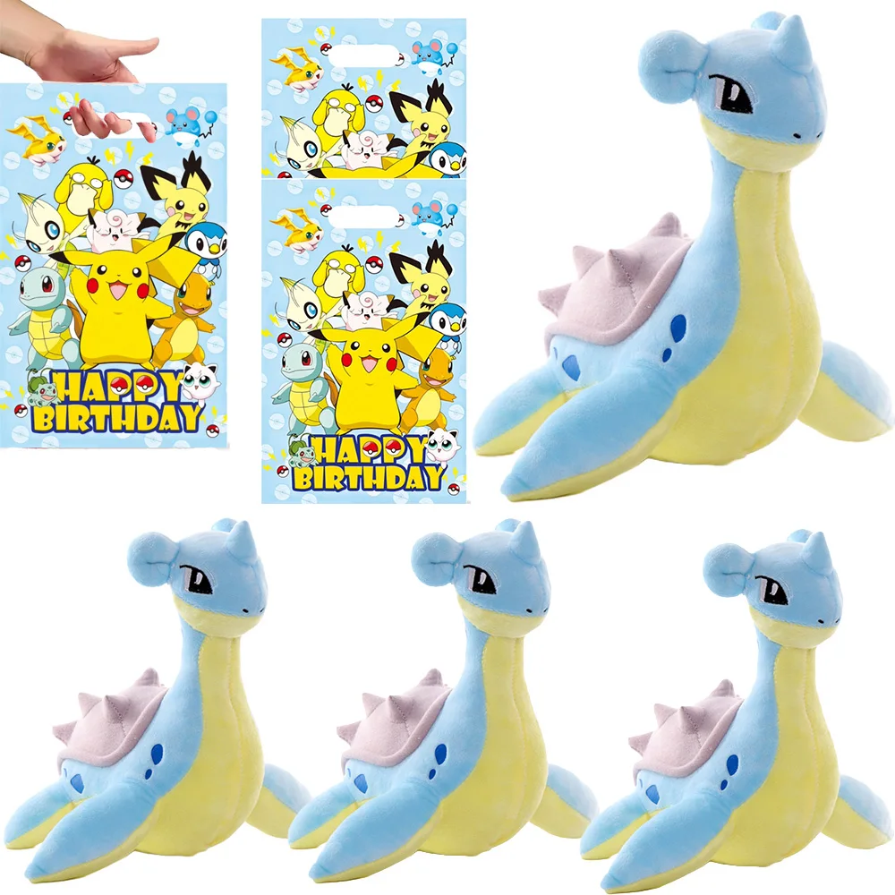 Pokemon Geschenktüten Figuren Pokemon Goody Bags Geburtstagsgeschenk Stofftaschen Pikachu Geschenke für Gäste Kindergeburtstage Babypartys