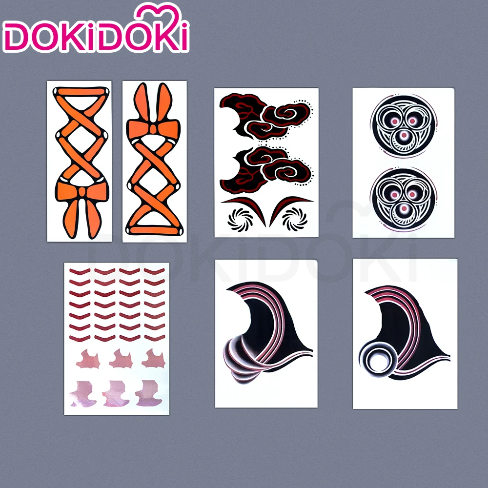 DISPONIBILE - Accessori e Oggetti di Scena per Cosplay Tatuaggio Amo Guita Enjin Anime DokiDoki (Donna/Uomo)