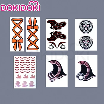 DISPONIBILE - Accessori e Oggetti di Scena per Cosplay Tatuaggio Amo Guita Enjin Anime DokiDoki (Donna/Uomo)