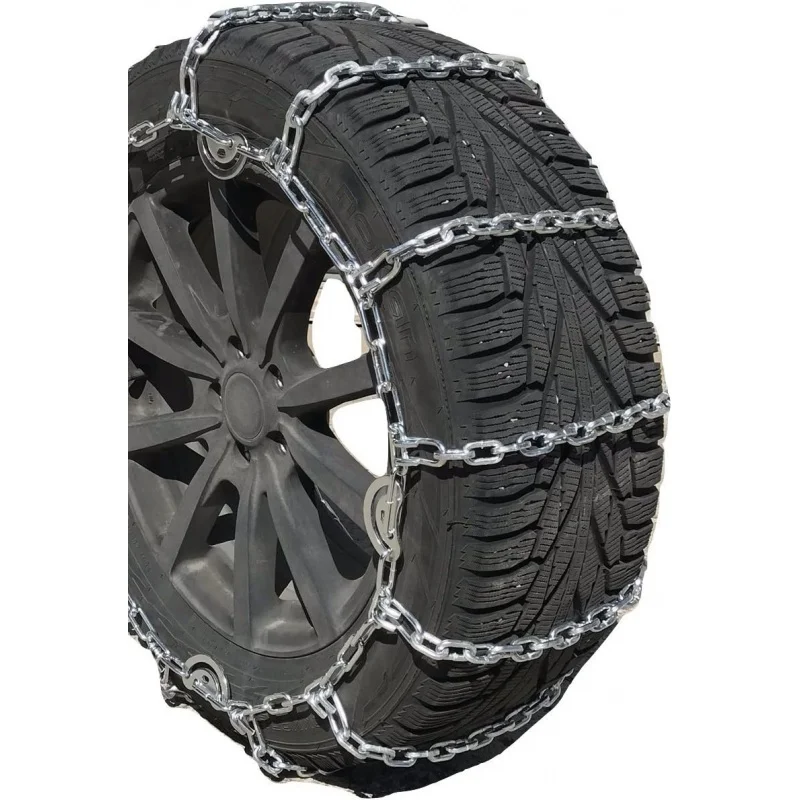 

TireChain.com 265/75R-16, 265/75-16 LT 5.5mm Square Tire Chains, One Pair.