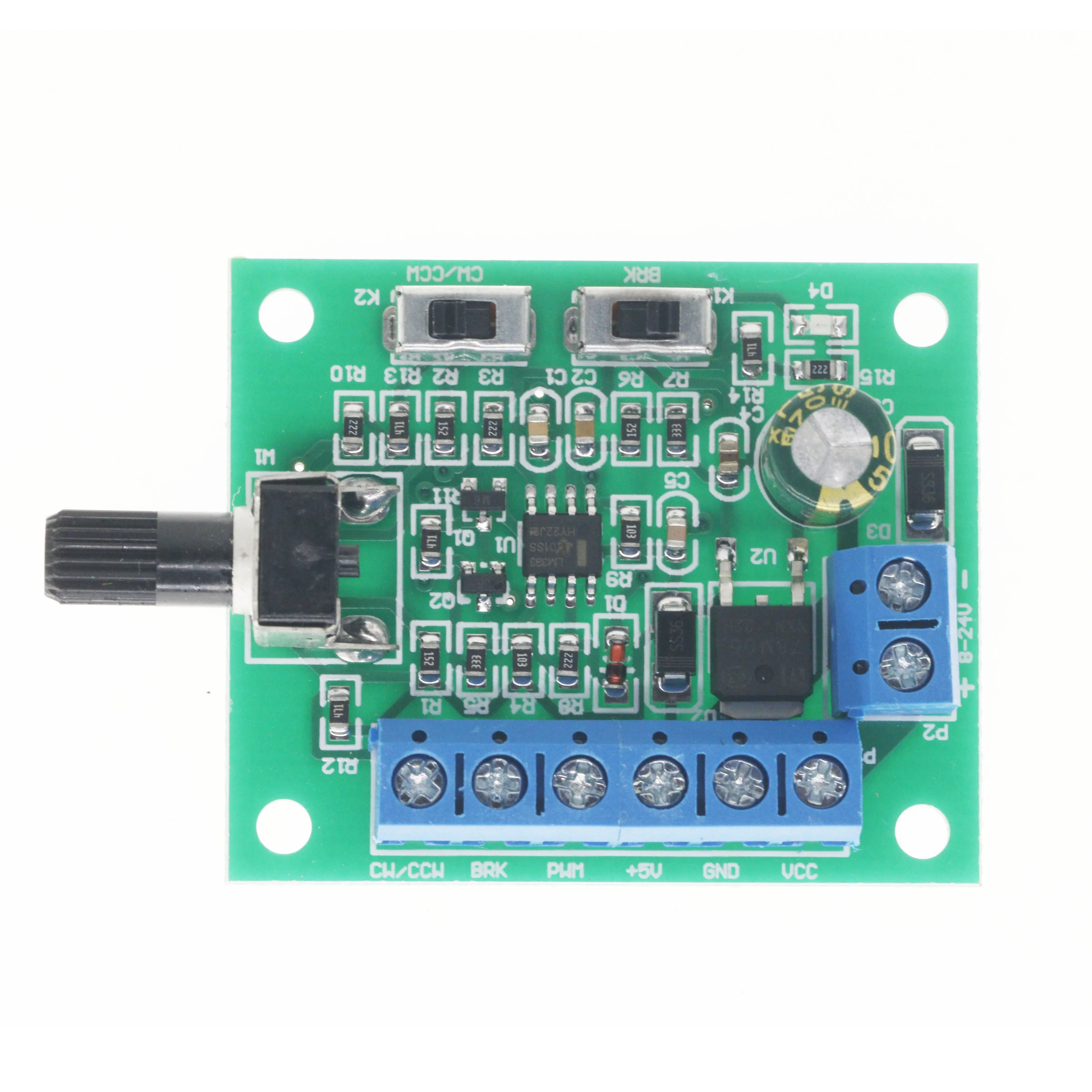 DC8-24V brushless DC motor speed controller With drive brushless motor PWM speed control board